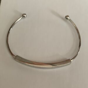 Sara Blaine/eSBe Silver Minimalist Cuff NWT
